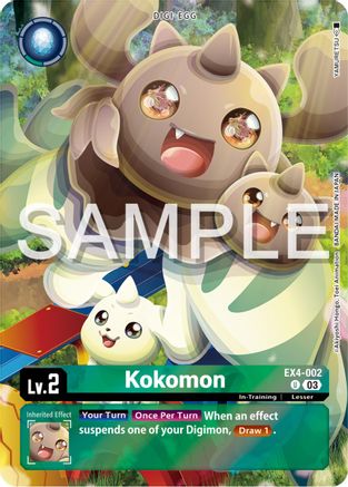 Kokomon (Bonus Pack) - EX4-002 - Uncommon