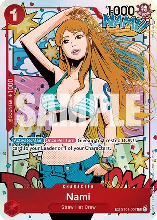 Nami (Alternate Art) (Treasure Rare) - ST01-007 - Common