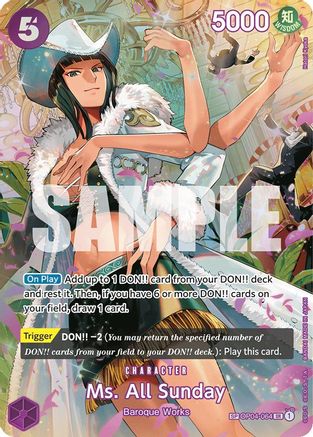 Ms. All Sunday (OP06 Special) - OP04-064 - Super Rare