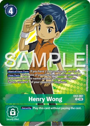 Henry Wong (Reprint) (03) - EX2-061 - Rare