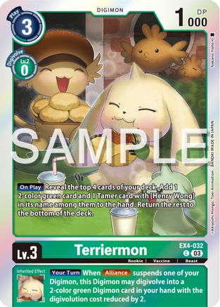Terriermon (Reprint) (03) - EX4-032 - Common (Foil)