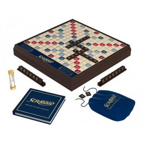 Scrabble Deluxe Wooden Edition available at 401 Games Canada