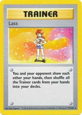 Lass - 75/102 - Rare - Shadowless available at 401 Games Canada