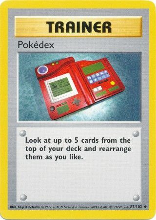 Pokedex - 87/102 - Uncommon - Shadowless available at 401 Games Canada