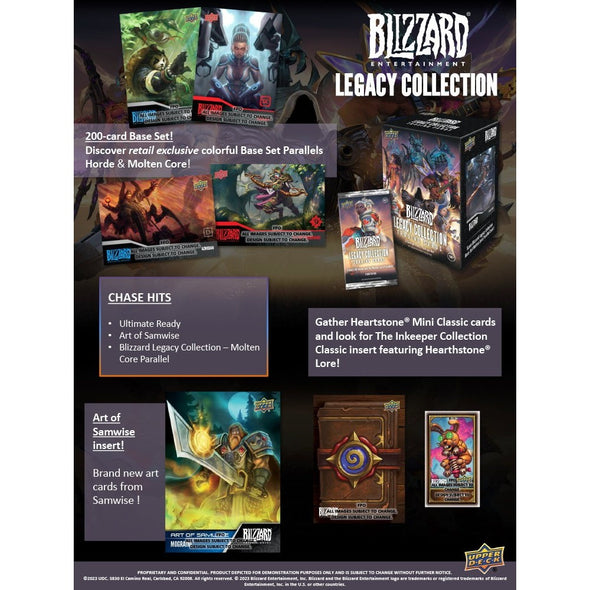 2023 Upper Deck Blizzard Legacy Collection Blaster Box (Pre-Order) available at 401 Games Canada