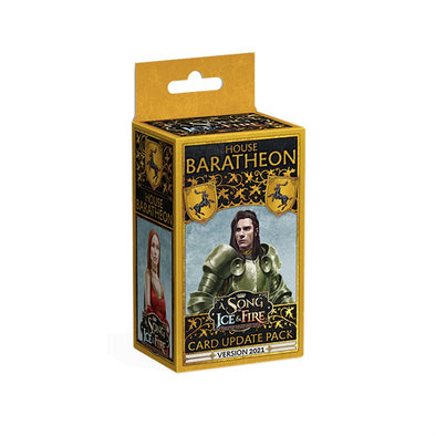 (INACTIVE) A Song of Ice and Fire: Tabletop Miniatures Game - House Baratheon - Card Update Pack 2021 ** available at 401 Games Canada